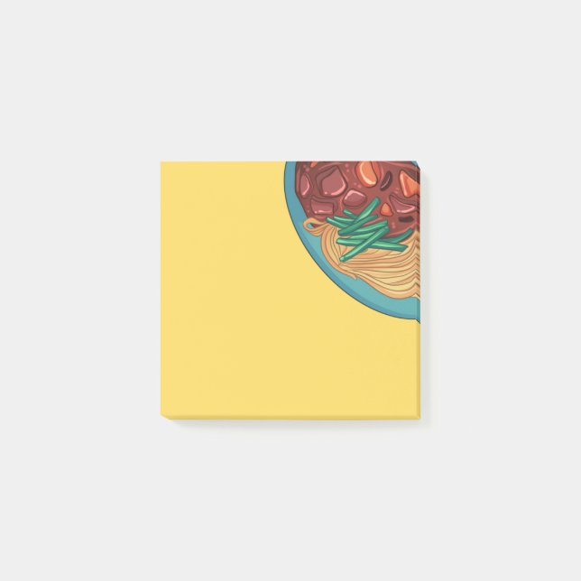 Asian Food 4 Sticky Notes Post-it Block (Framsida)