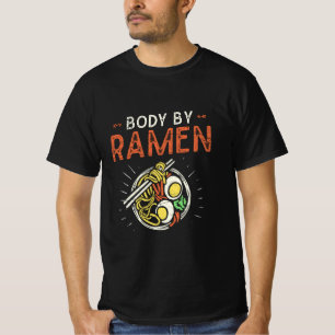 Asian Food Älskare Gift Cute Anime Food Funny Body T Shirt