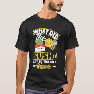 Asian Food Cuisine Sushi Wasabi T Shirt
