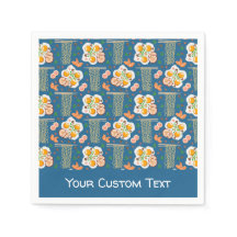 Asian Food Illustration Paper Napkins with Ramen 