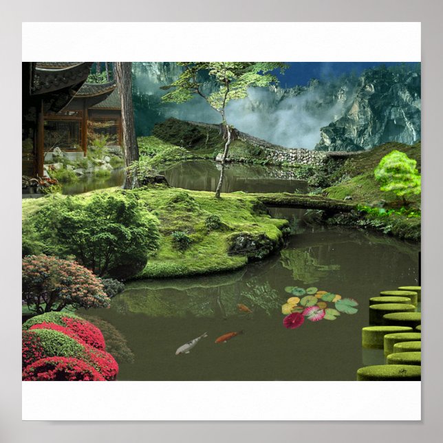 ASIAN GARDEN POSTER (Framsidan)