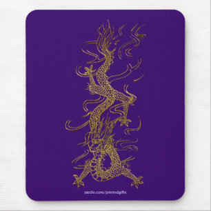 ASIAN Golden Dragon Mousepad Collection Musmatta