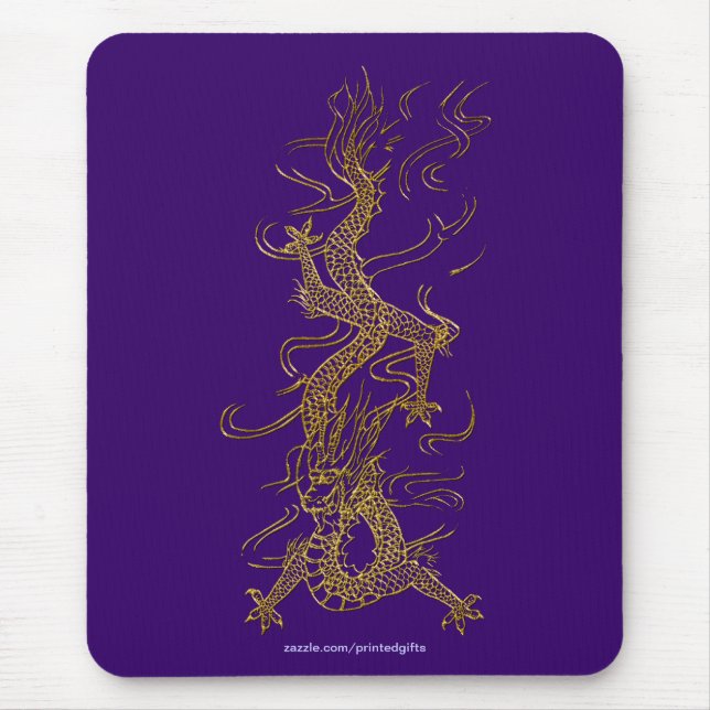 ASIAN Golden Dragon Mousepad Collection Musmatta (Framsidan)