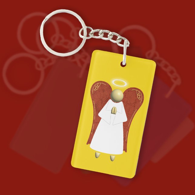 Asian Guardian Angel (dubbla-sided) (Asian Guardian Angel Keyring)