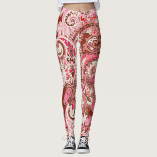 Asian paisley inslag, boho vintage. leggings