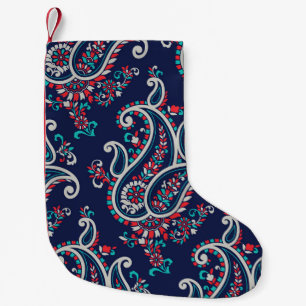 Asian Paisley: Traditionell sömlös design. Liten Julstrumpa