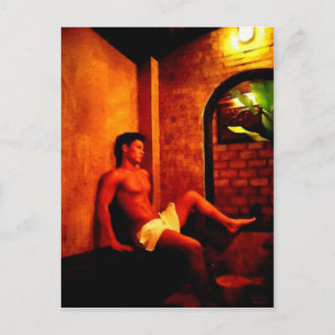 Asian Sauna Dreams Vykort