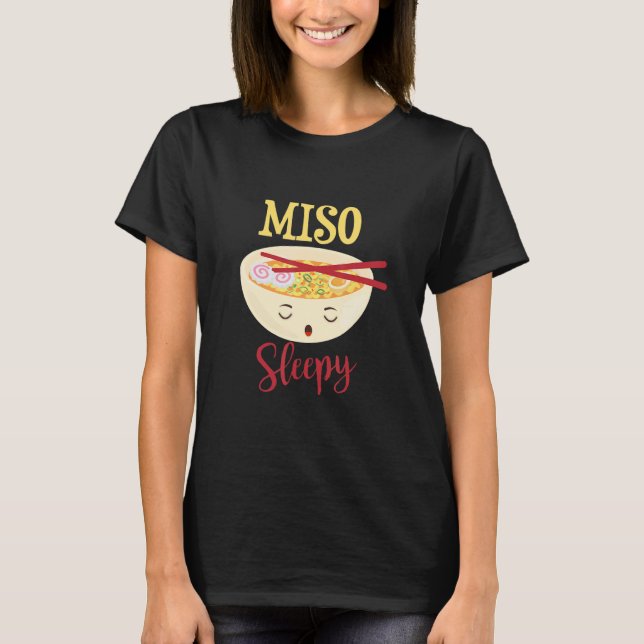 asian sushi illustration eater som säger design t shirt (Framsida)