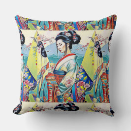 ASIAN VÅR DESIGNER COLLAGE KUDDE