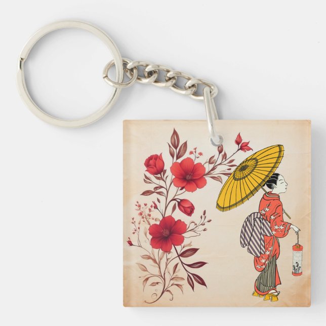 Asian Woman Keychain (Framsidan)