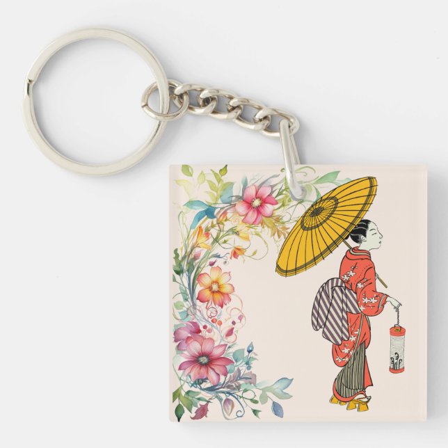 Asian Woman Keychain (Framsidan)