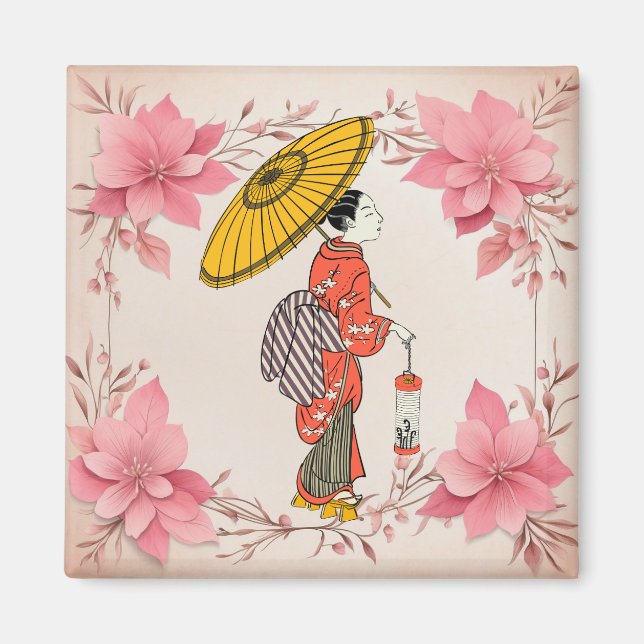 Asian Woman Magnet (Framsidan)