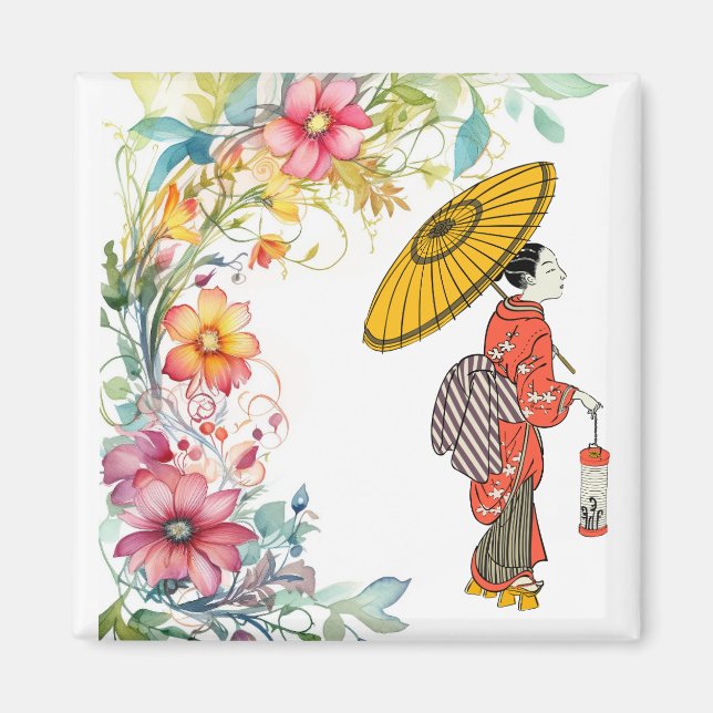 Asian Woman Magnet (Framsidan)