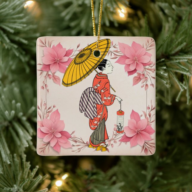 Asian Woman Ornament (Träd)