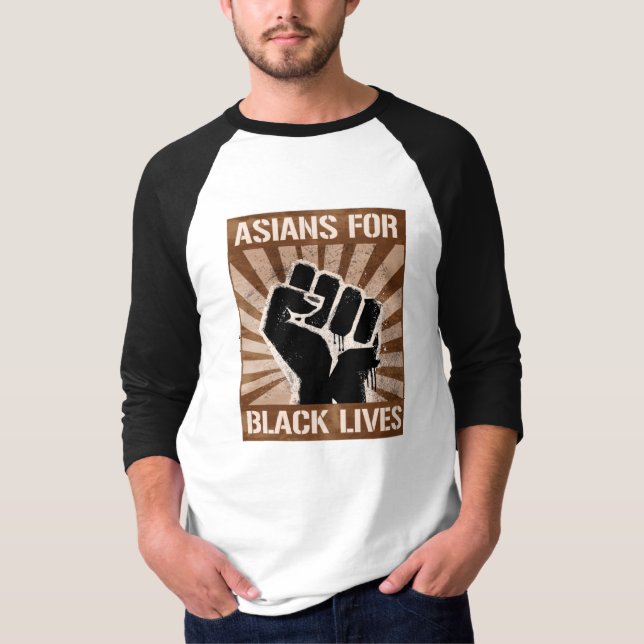 Asianer för svarta liv t shirt (Framsida)