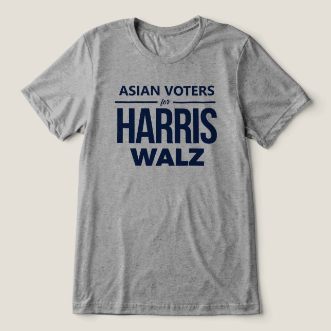 Asians for Harris Walz T Shirt (Design Framsida)