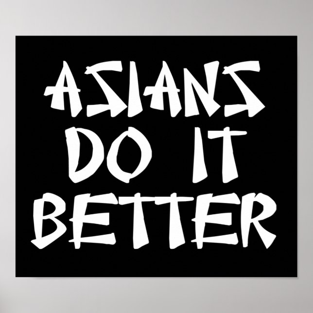Asians gör det bättre poster (Framsidan)