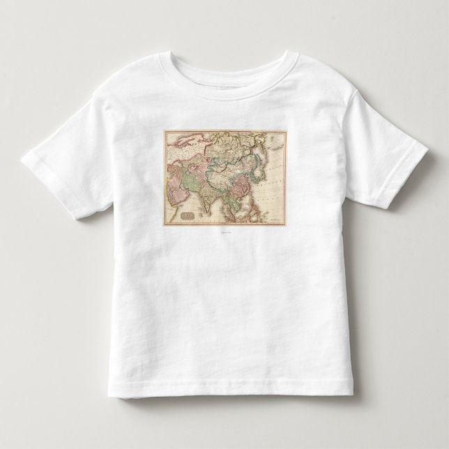 AsiaPanoramic MapAsia 12 T-shirt (Framsida)