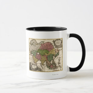 AsiaPanoramic MapAsia 5 Mugg