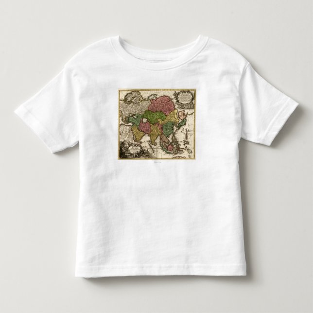 AsiaPanoramic MapAsia 5 Tee (Framsida)