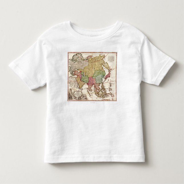AsiaPanoramic MapAsia 6 Tee (Framsida)