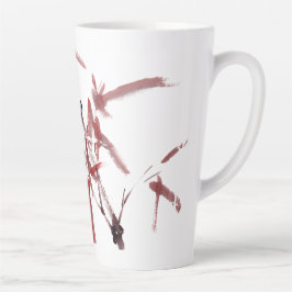 Asiatische Kunst mit Schnecke und Rotem Bambus