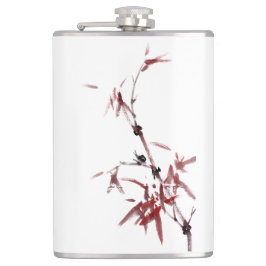 Asiatische Kunst mit Schnecke und Rotem Bambus Fickplunta