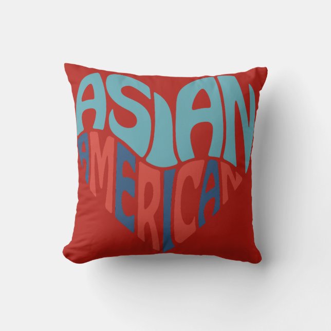 asiatisk amerikan kudde (Framsida)