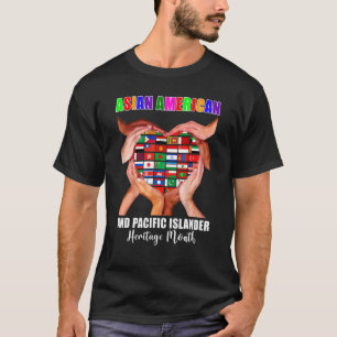 Asiatisk amerikansk och Stillahavsöarnas kulturarv T Shirt
