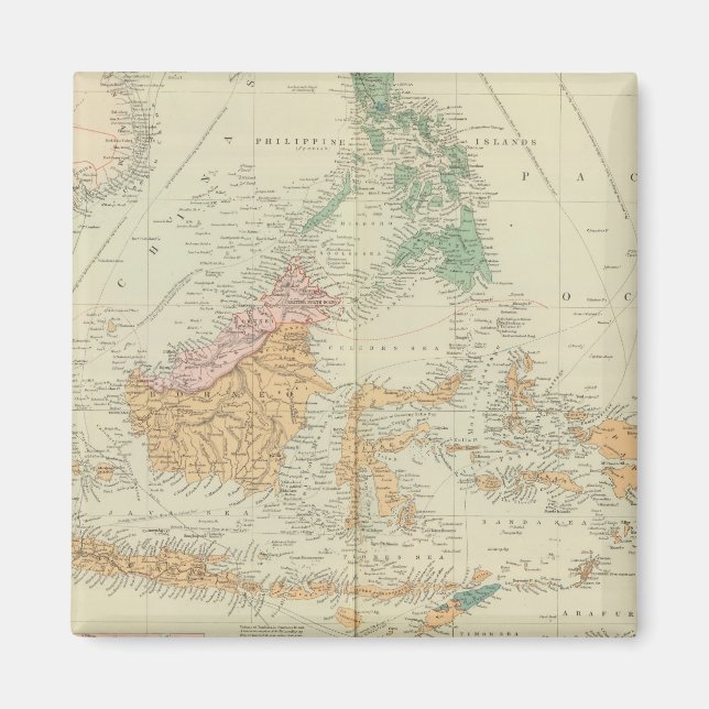Asiatisk arkipelago 3 magnet (Framsidan)