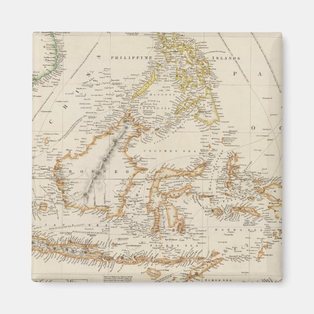 Asiatisk arkipelago magnet (Framsidan)