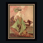 Asiatisk Art Deco-utskrift för 1920 Poster<br><div class="desc">1920:s asiatiska,  Art Deco-utskrift av Montedoro - Finns i andra storlekar.</div>