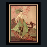 Asiatisk Art Deco-utskrift för 1920 Poster<br><div class="desc">1920:s asiatiska,  Art Deco-utskrift av Montedoro - Finns i andra storlekar.</div>