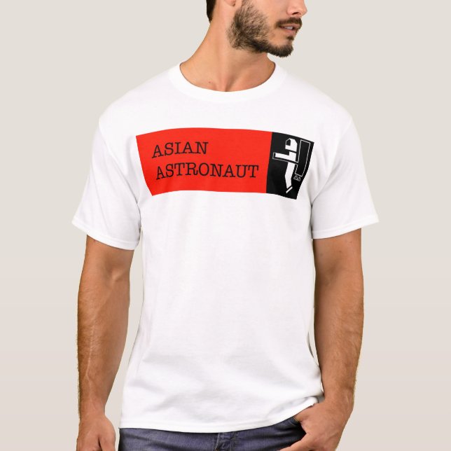 ASIATISK ASTRONAUT TEE SHIRT (Framsida)
