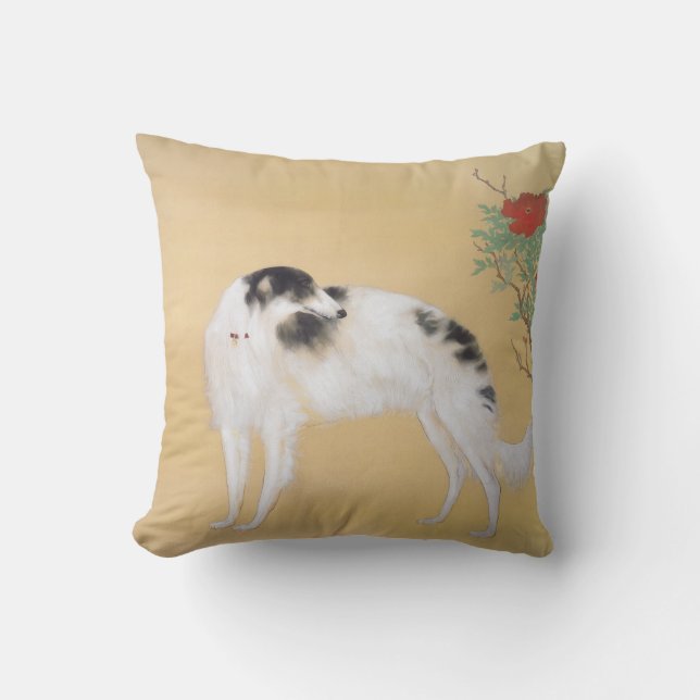 Asiatisk Borzoi-kudde Kudde (Framsida)