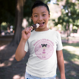 Asiatisk CheerLedare Anpassningsbar Flick kalas T Shirt