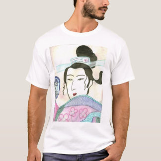 Asiatisk dam tee shirt
