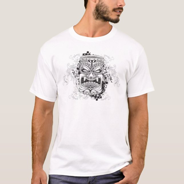 asiatisk demigudtshirt t-shirt (Framsida)