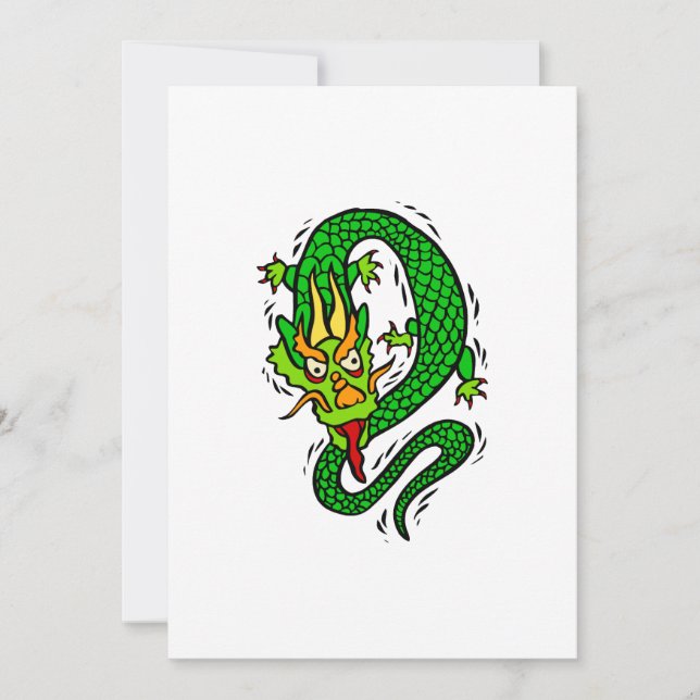 Asiatisk dragon (Framsida)