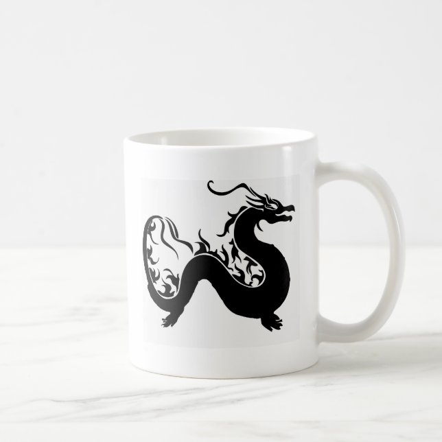 Asiatisk dragon kaffemugg (Höger)