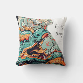 Asiatisk dragon kudde