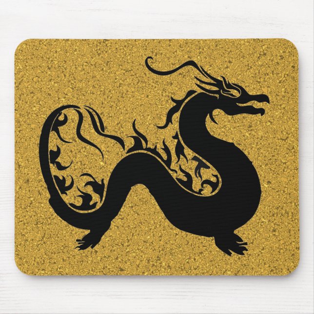 Asiatisk dragon musmatta (Framsidan)