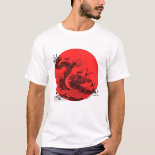 Asiatisk dragon t shirt