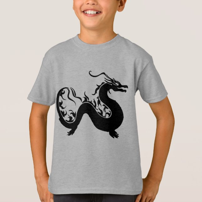 Asiatisk dragon t-shirt (Framsida)