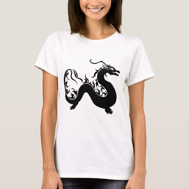 Asiatisk dragon tee shirt (Framsida)
