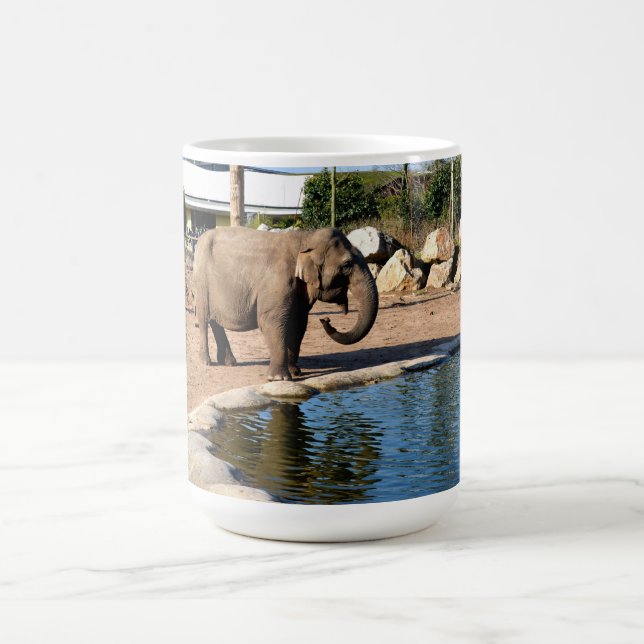 Asiatisk elefant kaffemugg (Center)
