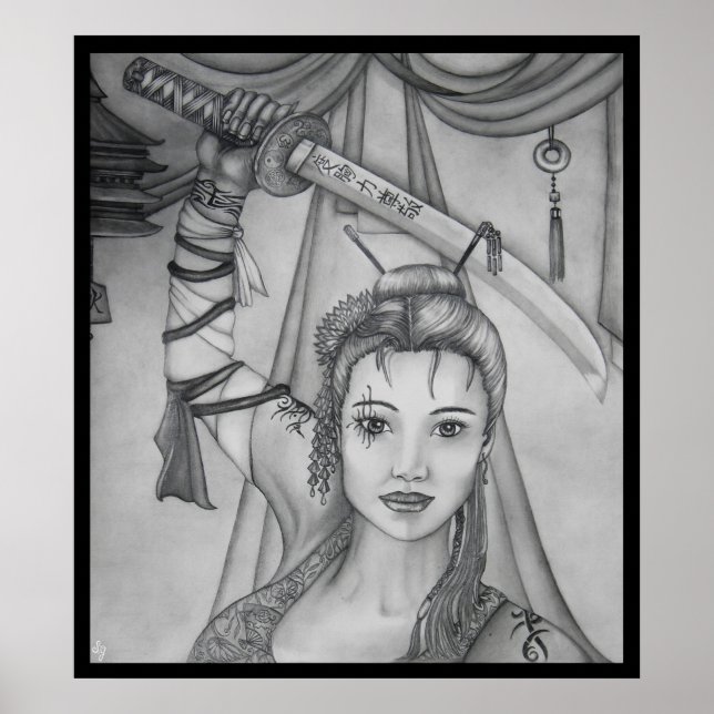 Asiatisk empress poster (Framsidan)