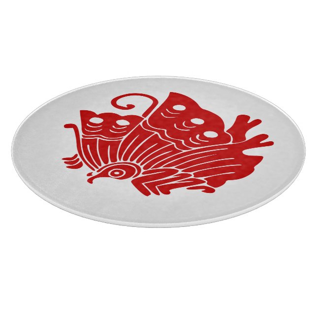 Asiatisk fjäril japansk Kamon Design (Hörn)