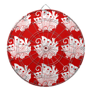 Asiatisk fjäril japansk Kamon Design Darttavla