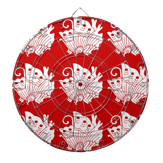 Asiatisk fjäril japansk Kamon Design Darttavla (Framsidan)
